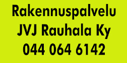 Rakennuspalvelu JVJ Rauhala Ky logo